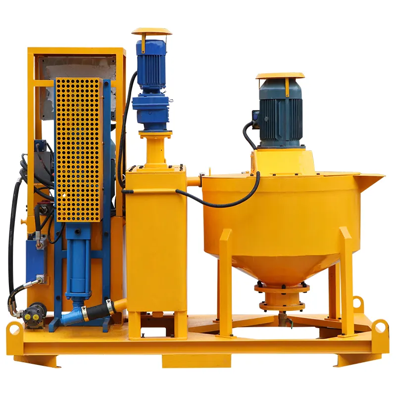 Mining civil construction injection grout pump with mixer for construction