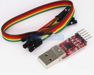 CP2102 module <strong>USB</strong> to TTL <strong>USB</strong> to serial port module UART STC downloader comes with 5 DuPont Development Board CP2102 individual m - Product Image 1