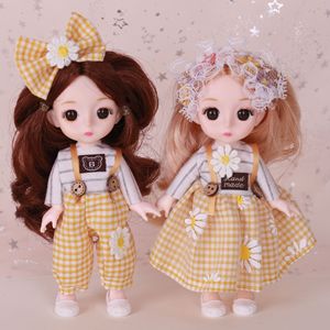 ホットセールクリスマスギフトOb11かわいいドレスアップ<span class=keywords><strong>BJD</strong></span>ミニ13ジョイントチャッキー人形女の子用