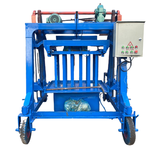 Multi funzione automatico a piedi canale d'acqua che forma macchina con stampi sostituibili, blocco di cemento che forma macchina - Product Image 6