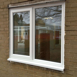 White and Simple PVC Sliding <strong>Window</strong> with Smooth Opening and <strong>Closing</strong> - Product Image 4