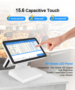 JSJ1000-sistema Pos con Software, pantalla táctil Dual, caja registradora para restaurante, supermercado, cajero - Product Image 4