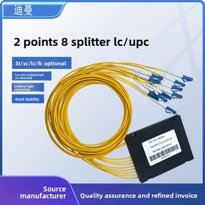 Di alta qualità Telecom grado 2:8 Rack-montato Splitter ottico LC/UPC Box terminale in fibra ottica per reti WiFi - Product Image 6