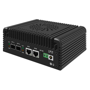 Compact 2GB <strong>LAN</strong> Mini PC N100 Quad Core 2x 10G SFP+ ROS PfSense OpenWRT Firewall Software Router Computer in Stock
