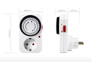 Werkseitig 24 Stunden mechanischer wöchentlicher mechanischer Programmsteckdosen-Timer - Product Image 4