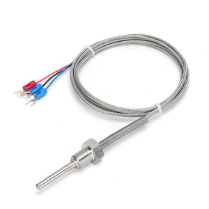 50-250C High Accuracy Germany Heraeus Class <strong>a</strong> PT100 RTD <strong>Temperature</strong> <strong>Sensor</strong> 4*60mm PT100 <strong>Temperature</strong> <strong>Sensor</strong> With Lead Wire - Product Image 4