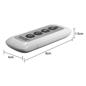 Telecomando universale a lungo raggio 500m 2 pulsanti trasmettitore wireless codice di apprendimento batteria inclusa - Product Image 5