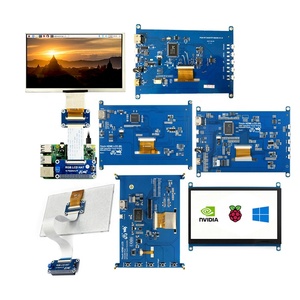 7 ''compatibile HDMI lampone Pi 7 pollici modulo LCD Monitor TFT LCD capacitivo Touch Screen 7 pollici display lcd con custodia
