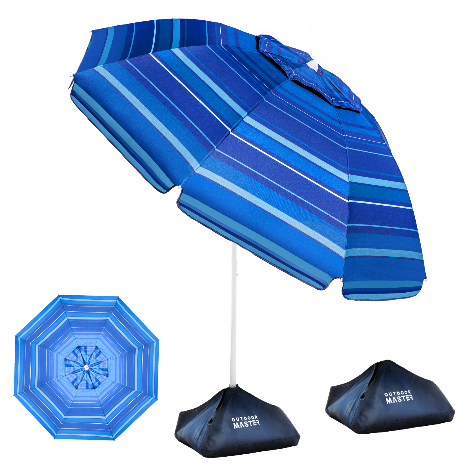 Polygone bleu foncé