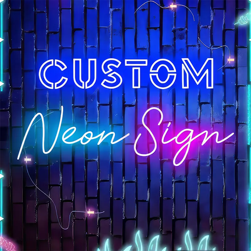 Nom d'approvisionnement d'usine enseigne au néon Led Neon Light enseigne au néon personnalisée pour la décoration de mariage à la maison