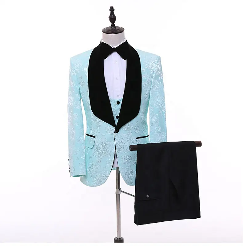 De alta calidad azul real mtm abrigo pantalón fotos diseños boda Italia traje de los hombres para oficina