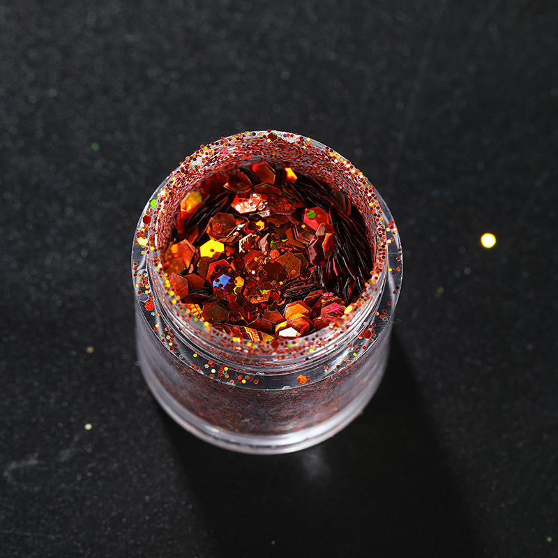 Dark red orange mixed color