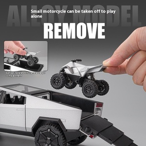 Tespika 1:24合金車モデルミニプラスチックおもちゃ車サウンドライトとバックフォースクロスボーダー子供用ホットセール - Product Image 3