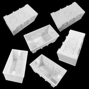 Beton duvar montaj terminali kutusu için tip plastik soket 4x4 /4x2 anahtar ve soket için Fit - Product Image 5
