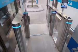 Portone automatico della barriera del tornello dell'oscillazione con il sistema di controllo di accesso del lettore di schede di riconoscimento di fronte - Product Image 6