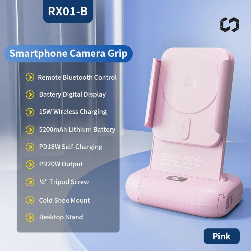 Ricarica rapida wireless rosa Basic da 15 W