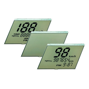 Benutzer definierte Segment-LCD-Anzeige Günstiger Preis HTN positiv 4,5-V-Segment zeigt Bildschirm LCD 7 Monochrom-Segment-LCD-Anzeige