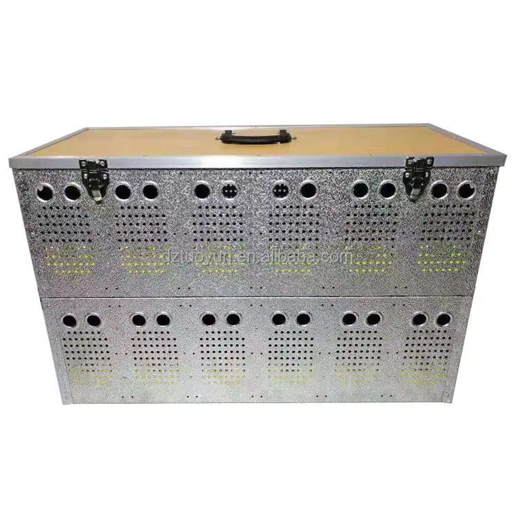 TUOYUN Best Sell For Sale Metal Cage Aluminium Pigeon Transport Box