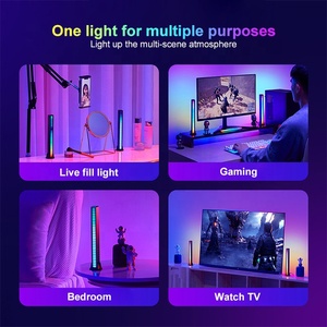 Rechargeable Voice <strong>Control</strong> Music Level Light RGB Colors Atmosphere Rhythm Light for Car Gaming PC TV - Product Image 6