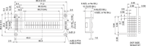 Wisetip vendita diretta della fabbrica VC16X2D carattere modulo LCD con ST7066 soluzione di visualizzazione Display composto da pannello LCD di alta qualità - Product Image 4
