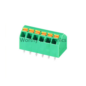Tipo de mola KF250 espaçamento 3.81MM 300V/8A 1P-10P KF250NH para bloco <span class=keywords><strong>terminal</strong></span>