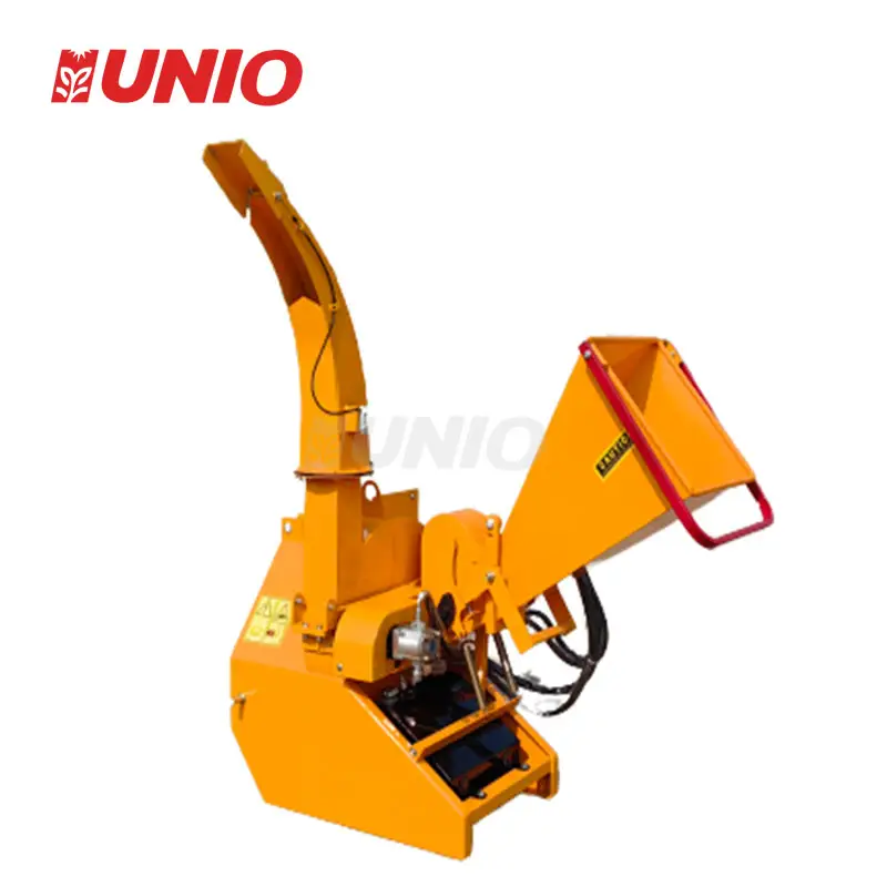 15hp gasoline powered atv forestry farm log tree branch chipper shredder wood processor chipping machine wood chipper