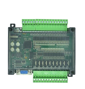 Tablero de control industrial PLC de 2 canales, 14 entradas, 10 salidas, 100k, salida de pulso, 2 canales