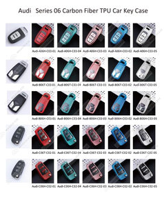 無料サンプルソフトTPU Audi車キーカバー保護ケースA3 A4 A5 C5 C6 8L 8P B6 B7 B6 RS3 Q3 Q7 TT 8L 8V S3キーチェーン - Product Image 2