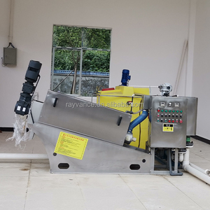 Máquina apiladora de tornillo de deshidratación de lodos completamente automática, componente de Motor de núcleo, máquina de deshidratación de lodos de prensa de tornillo de 220V - Product Image 4