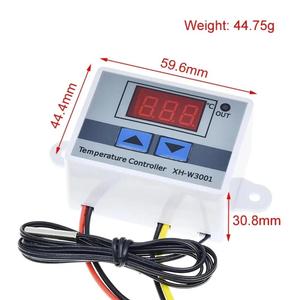 XH-W3001 10A 12V 24V 110V 220V AC digitale LED regolatore di temperatura per l'incubatore di raffreddamento interruttore di riscaldamento termostato NTC sensore - Product Image 5