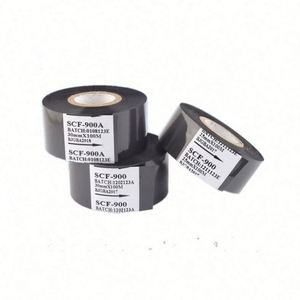 Máquina impresora codificadora de fecha, lámina de codificación de fecha, plata, oro, blanco, tamaño personalizable, 25mM X 122m, cinta de sello caliente - Product Image 6