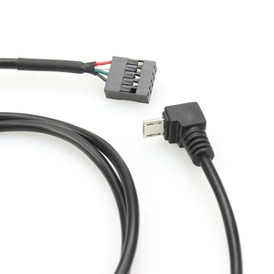 定制直角微型usb至9针组装电缆向下角微型b - Product Image 6