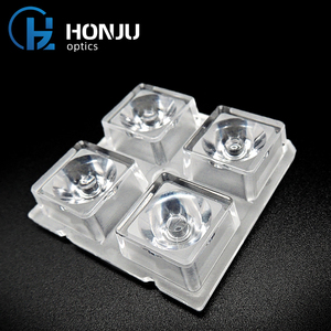 HONJU sokak ışığı camı XPE-3535 10 derece 4-in-1 Led optik lens açık stadyum ışık modülü Lens - Product Image 4