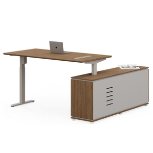 Novo <span class=keywords><strong>design</strong></span> em forma de <span class=keywords><strong>L</strong></span> Mesa Elétrica Escritório Stand Desk Com Altura Ajustável Elevador Escritório Mesa computador Workstation