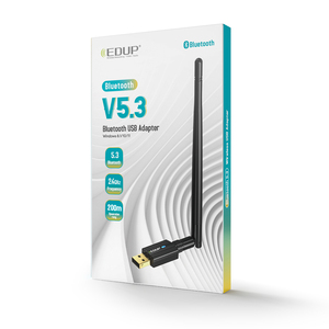 EDUP EP-B3552Plus 200米2合1 USB Wifi蓝牙5.3适配器网卡支持多个同时连接 - Product Image 1