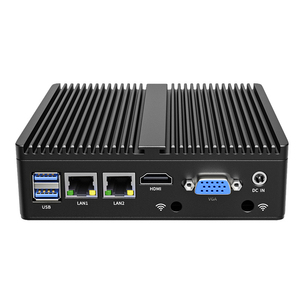 Guanfeng en iyi fiyat fansız endüstriyel Mini PC 2LAN 2COM RS232 RS485 G30 J1900 MINIPC Linux kazanır Ubuntu - Product Image 1