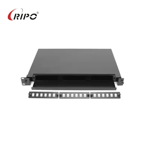 1U 24芯抽屉式光纤接线盒19英寸机架式ODF FTTH 24芯光纤接线板 - Product Image 3