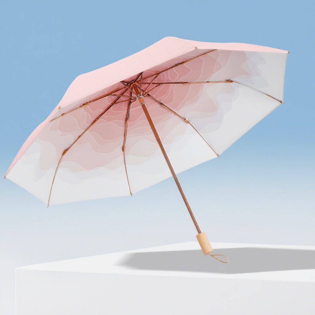 Three-fold 8-bone Peach Blossom Pink