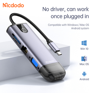 Mcusb Usb Hub yerleştirme istasyonu 5Gbps 4K ekran bağlantı şarj 4 port Usb C 4 port 10 in 1 için Smartphone dizüstü Tv - Product Image 5