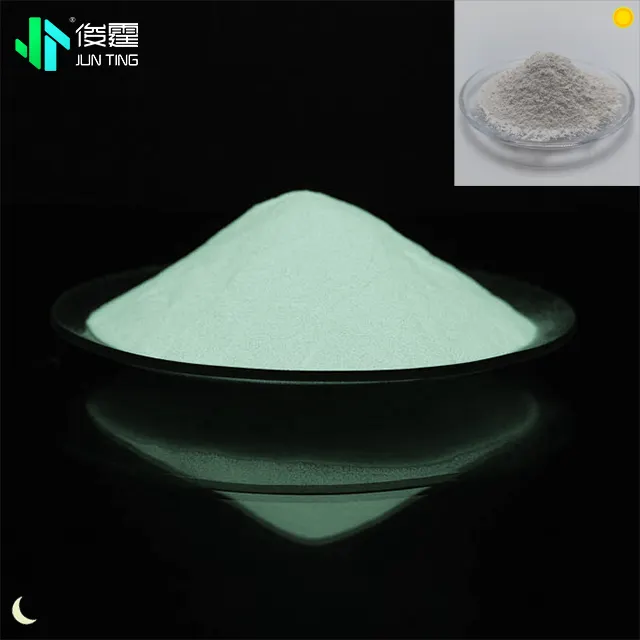 Junting phosphor bột phát sáng trong bột màu tối bụi trắng phát quang sắc tố huỳnh quang bột phát sáng trong sắc tố tối