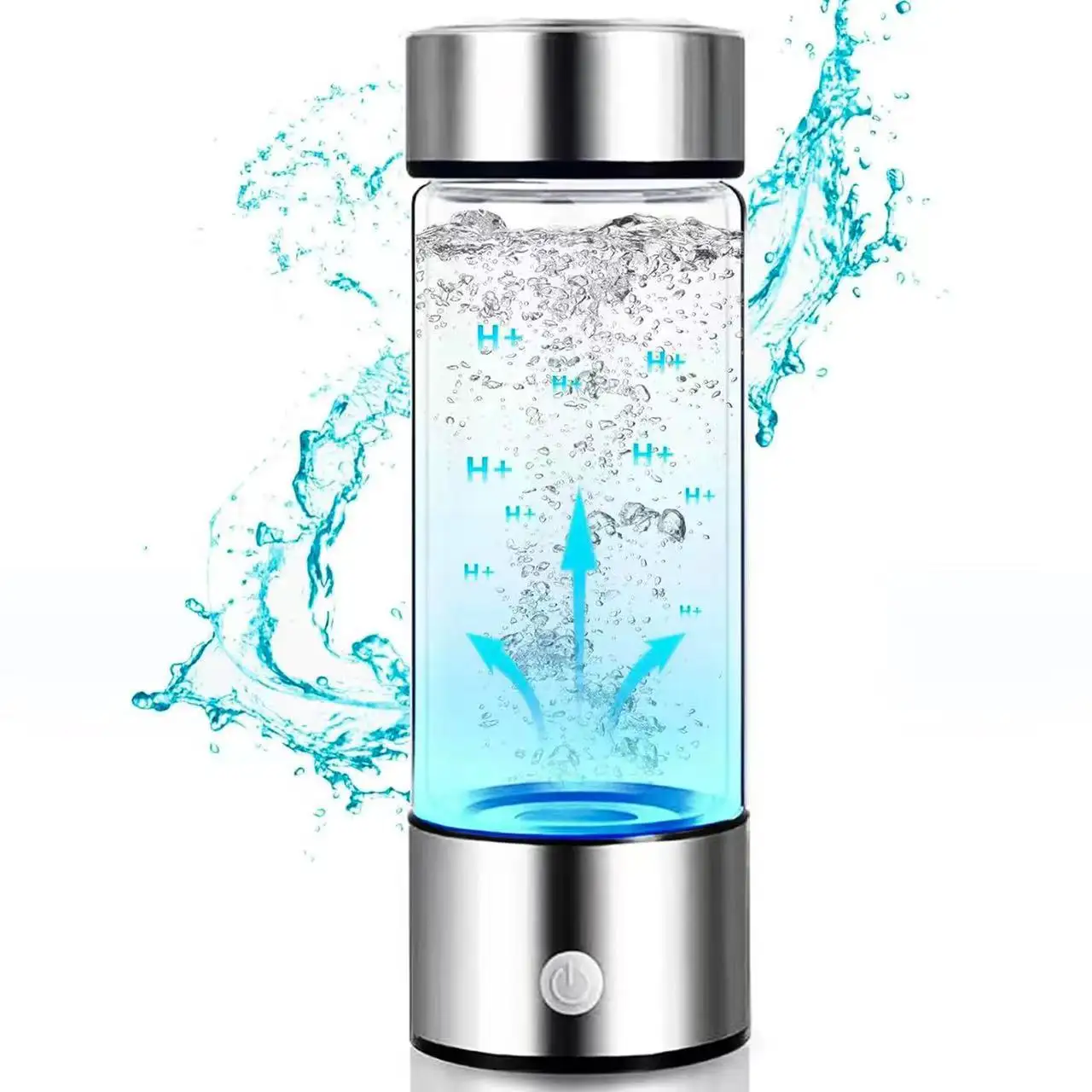 DD2362 Rechargeable Portable riche en hydrogène eau verre ioniseur Machine ioniseur santé tasse cadeau générateur hydrogène bouteille d'eau