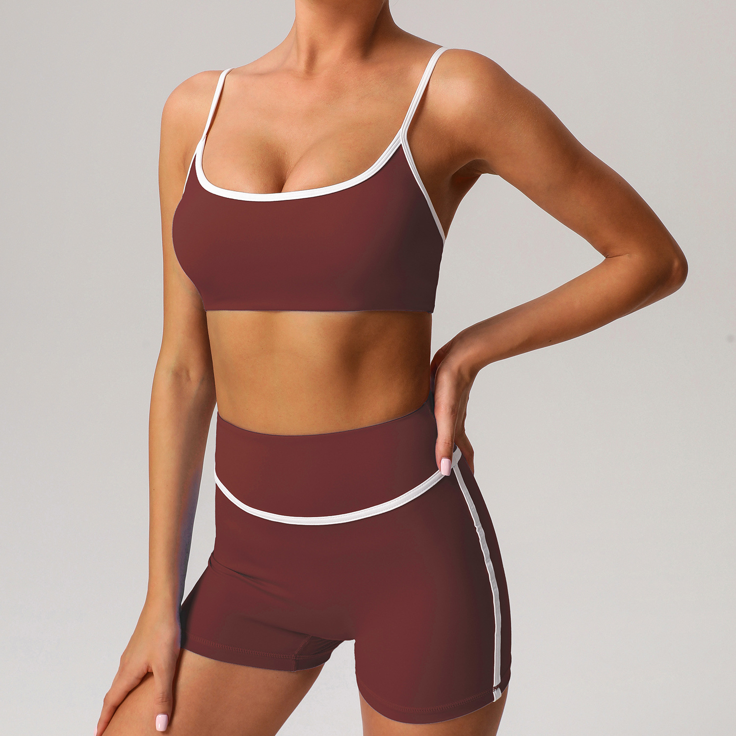 Violet (shorts + bra)