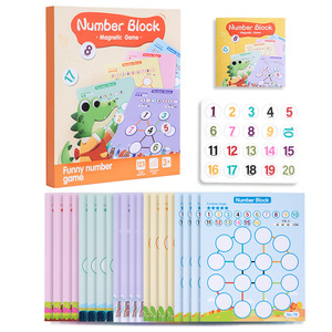 Çocuk erken eğitim matematik öğrenme kitabı ahşap numarası blok oyuncak mantıksal düşünme eğitim çocuklar eğitim ahşap oyuncak - Product Image 6