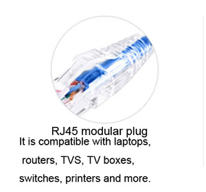 Profesyonel olarak özelleştirilmiş Cat6 10M ince Ethernet ağı yama kablosu 550MHz. - Product Image 3