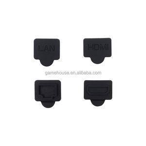 ปลั๊กยางซิลิโคนกันฝุ่นพร้อมยูเอสบีสำหรับอินเทอร์เฟซ HDMI ฝาครอบกันฝุ่นสำหรับควบคุมเกมคอนโซล PS5