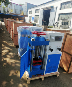 1 año de garantía, máquina de prueba de compresión digital para hormigón, potencia hidráulica y manual, probador de fuerza de 220V con carga máxima de 1000KN