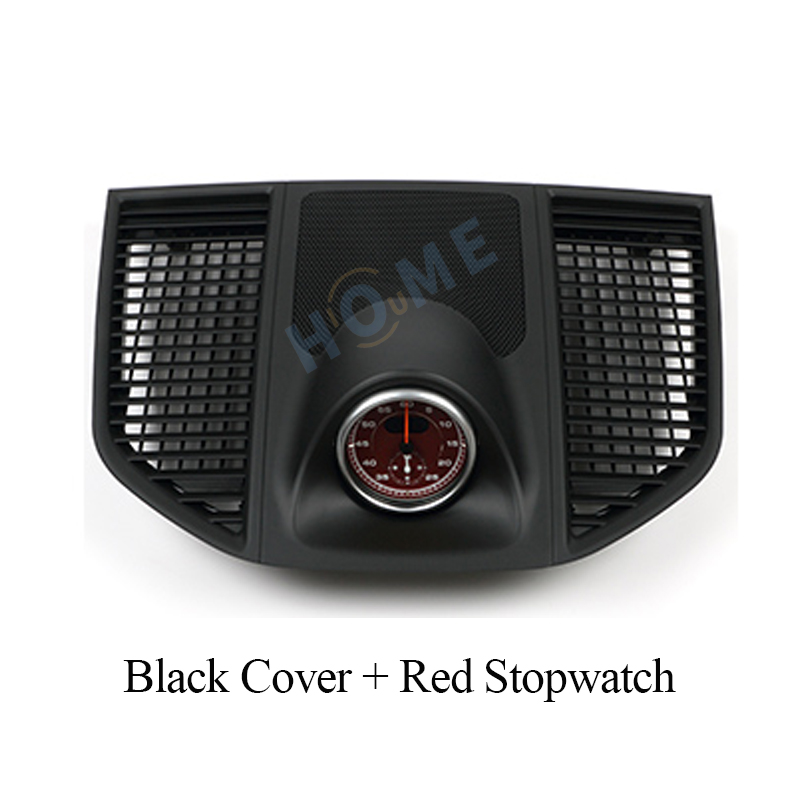 Couverture noire + chronomètre rouge
