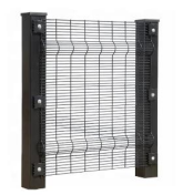 Оптовая продажа: Забор из железа с защитой от перелезания, на заказ, высота 2 м, для наружного применения, панель 1.8*2.4 м, с ПВХ-покрытием, экологичный, с эффектом прозрачного обзора 3D - Product Image 2