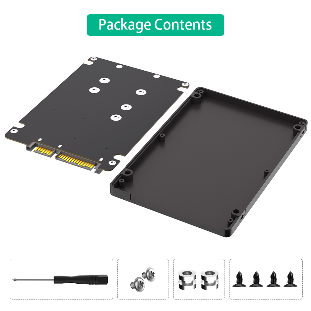 Dual M.2 B KeyB&M Key SSD to 2.5 SATA III