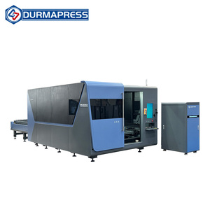 DURMAPRESS Carga y descarga automática 20kw Intercambio Máquina de corte por láser de doble plataforma completamente cerrada - Product Image 1